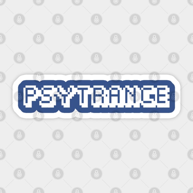 Psytrance Tee Sticker by DankFutura